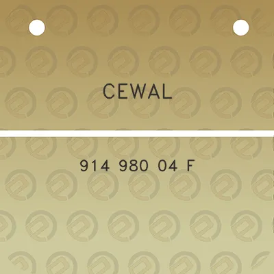 cewal-914-980-04-f