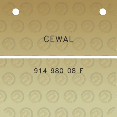 cewal-914-980-08-f