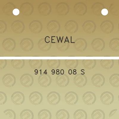 cewal-914-980-08-s