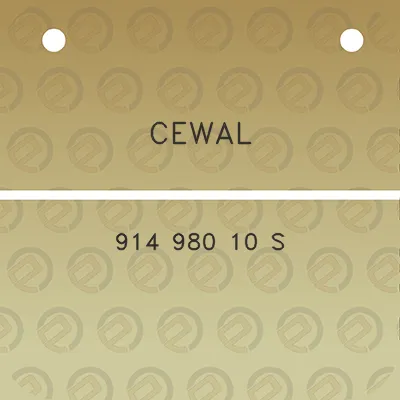 cewal-914-980-10-s