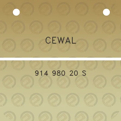 cewal-914-980-20-s