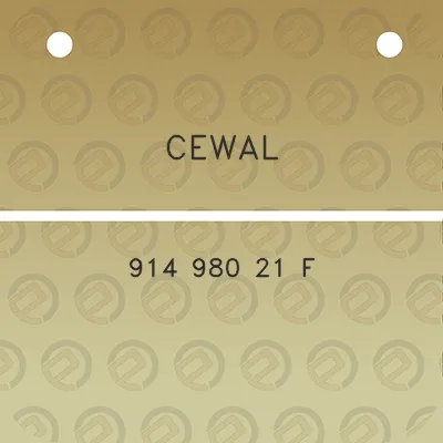 cewal-914-980-21-f