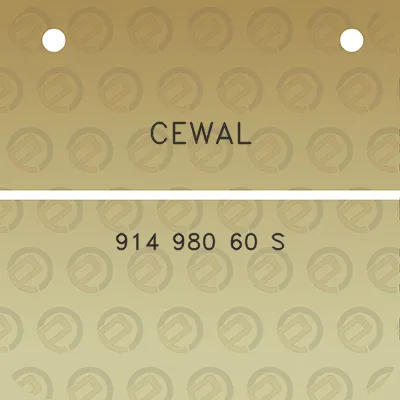 cewal-914-980-60-s