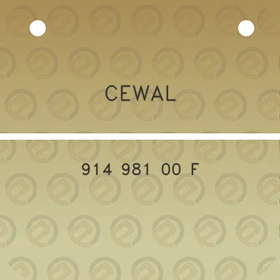 cewal-914-981-00-f