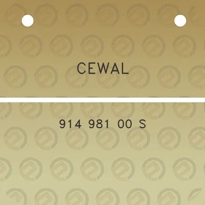 cewal-914-981-00-s