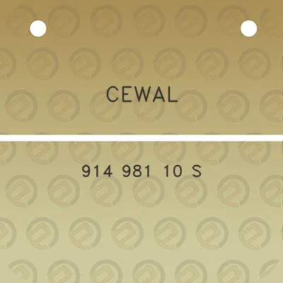 cewal-914-981-10-s