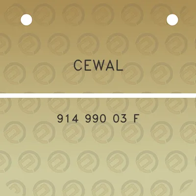 cewal-914-990-03-f