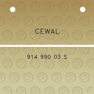 cewal-914-990-03-s