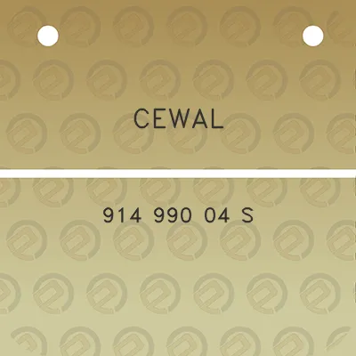 cewal-914-990-04-s