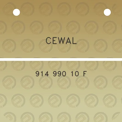 cewal-914-990-10-f