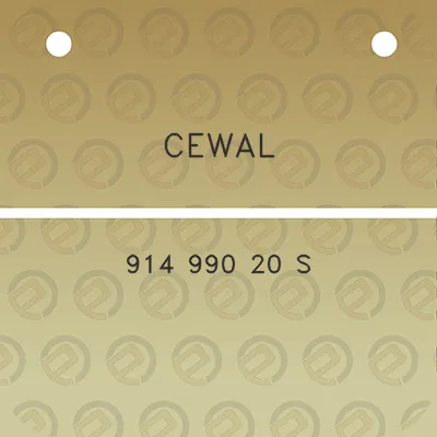 cewal-914-990-20-s