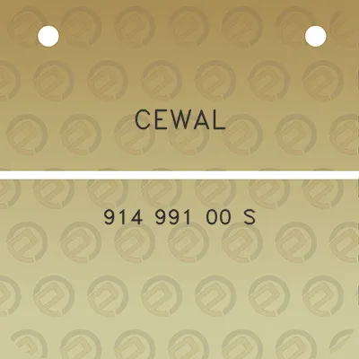 cewal-914-991-00-s