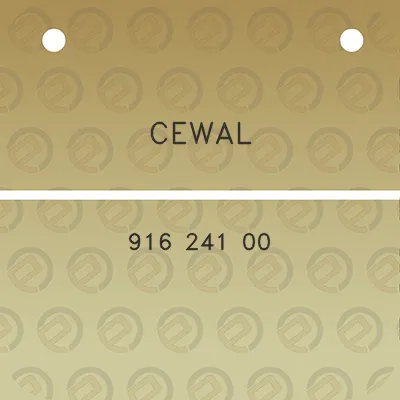 cewal-916-241-00