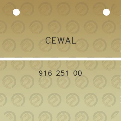 cewal-916-251-00