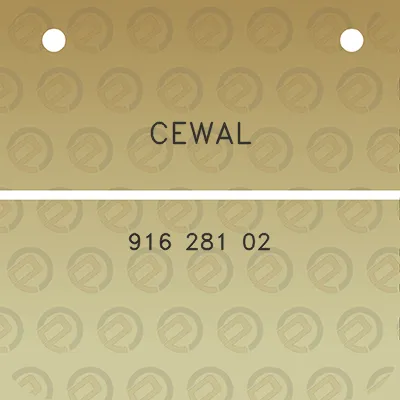 cewal-916-281-02