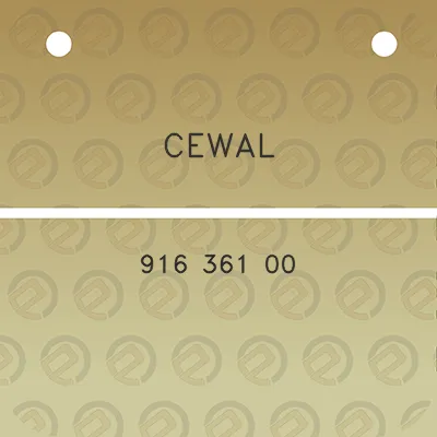 cewal-916-361-00