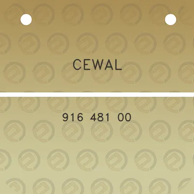 cewal-916-481-00