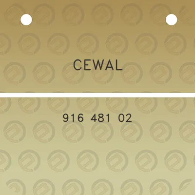 cewal-916-481-02