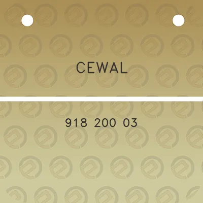 cewal-918-200-03