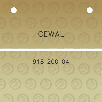 cewal-918-200-04