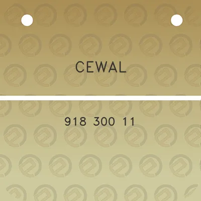 cewal-918-300-11