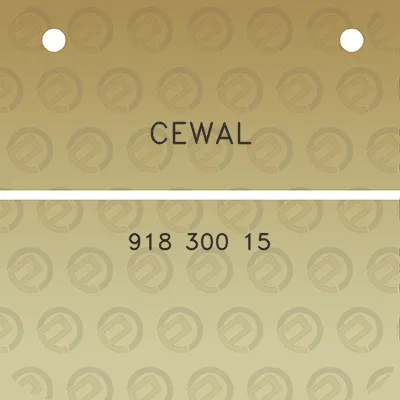 cewal-918-300-15