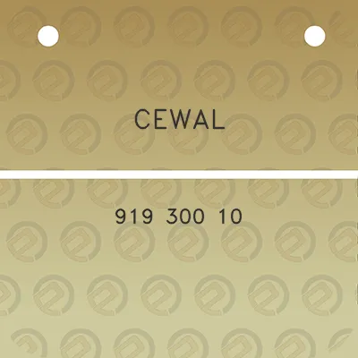 cewal-919-300-10