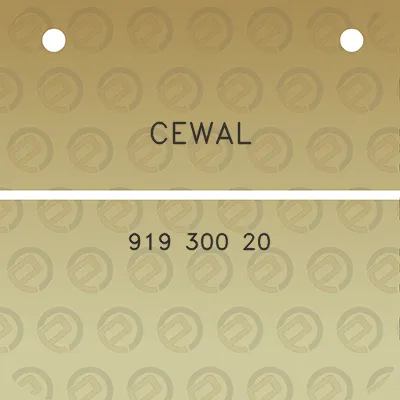 cewal-919-300-20