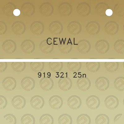 cewal-919-321-25n