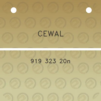 cewal-919-323-20n