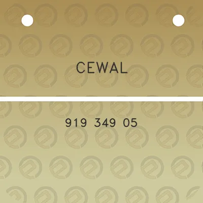 cewal-919-349-05