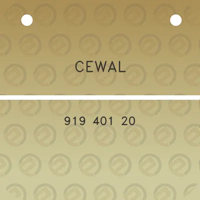 cewal-919-401-20