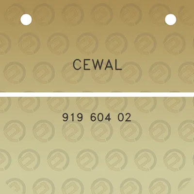 cewal-919-604-02