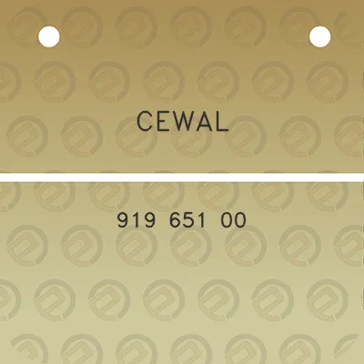 cewal-919-651-00