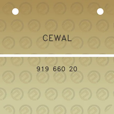 cewal-919-660-20