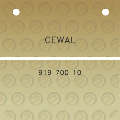 cewal-919-700-10