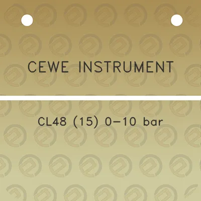 cewe-instrument-cl48-15-0-10-bar