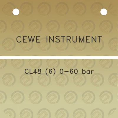 cewe-instrument-cl48-6-0-60-bar