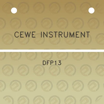 cewe-instrument-dfp13