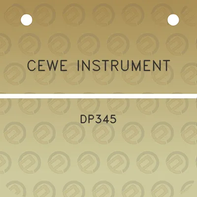 cewe-instrument-dp345