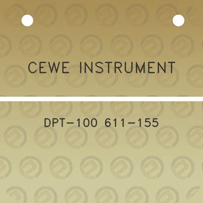 cewe-instrument-dpt-100-611-155