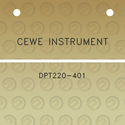 cewe-instrument-dpt220-401