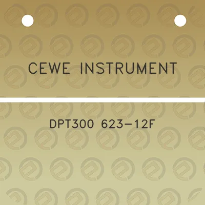 cewe-instrument-dpt300-623-12f