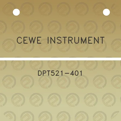 cewe-instrument-dpt521-401