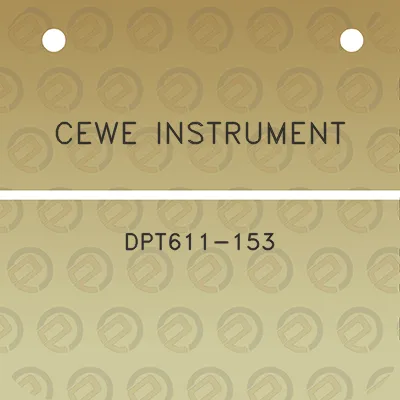 cewe-instrument-dpt611-153