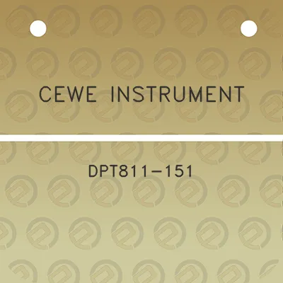 cewe-instrument-dpt811-151