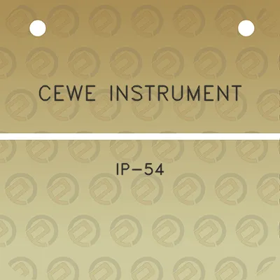 cewe-instrument-ip-54