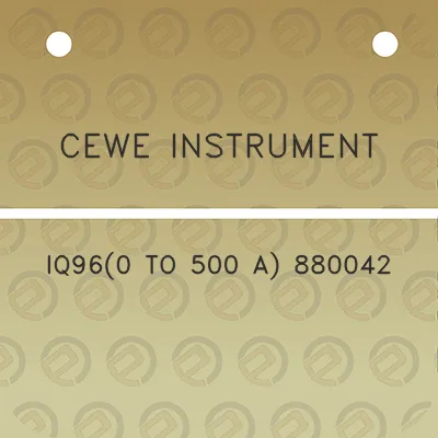 cewe-instrument-iq960-to-500-a-880042