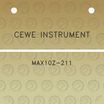 cewe-instrument-max10z-211