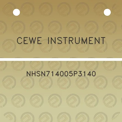 cewe-instrument-nhsn714005p3140